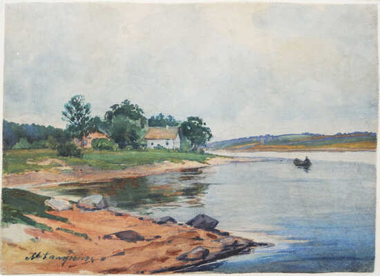 Балунин Михаил Абрамович. Излучина реки 